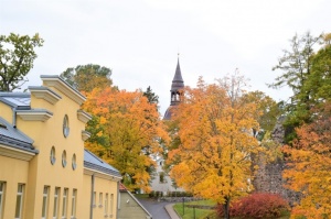 Valmieras pilsēta rotājas rudens zeltā Valmieras pilsēta rotājas rudens zeltā